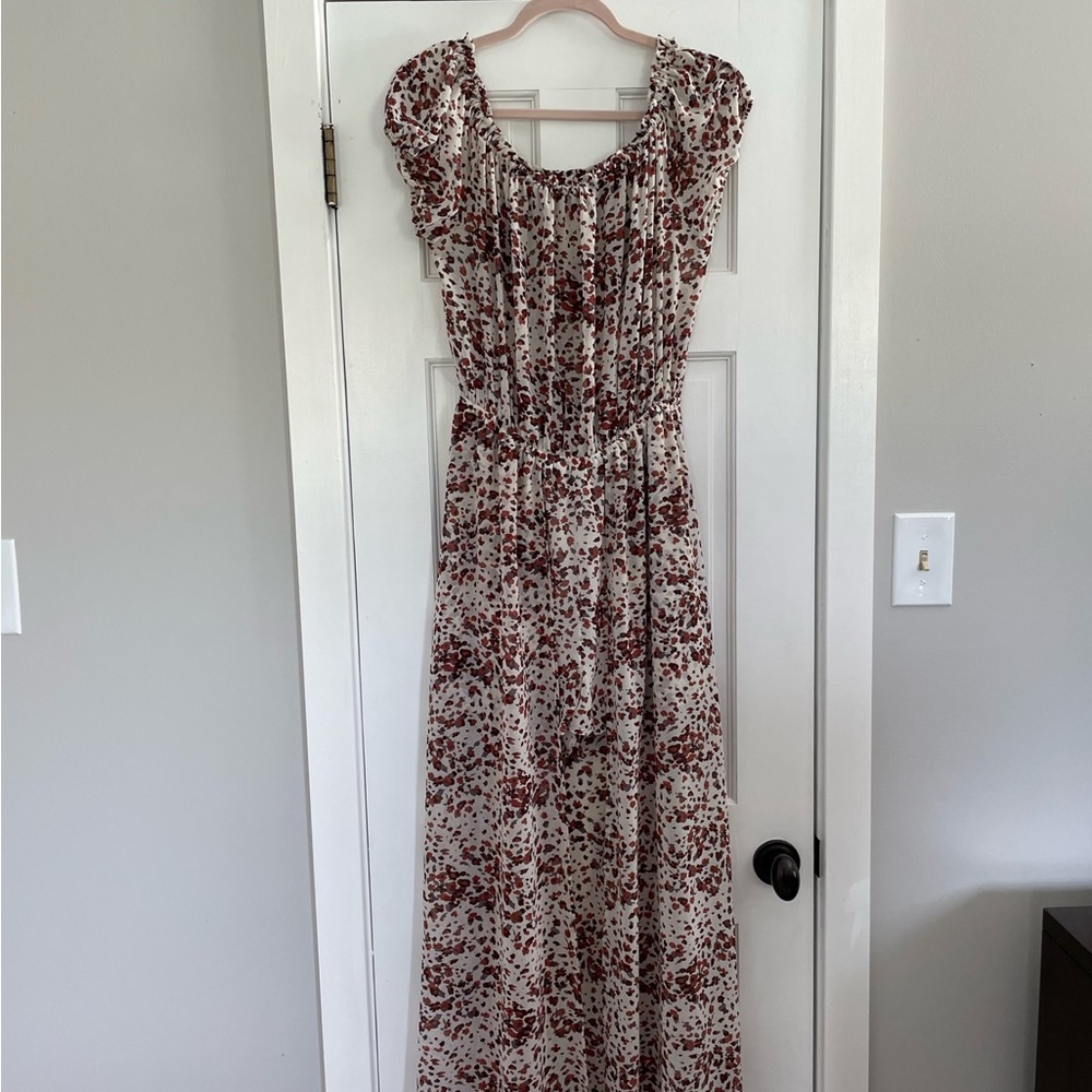 High-Low Romper Maxi Dress